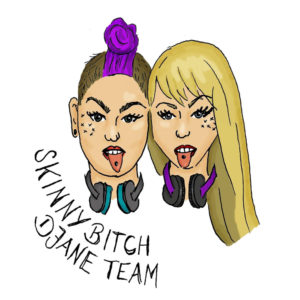Logo des Skinny Bitch DJane Team Logo